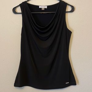 Calvin Klein drape neck tank